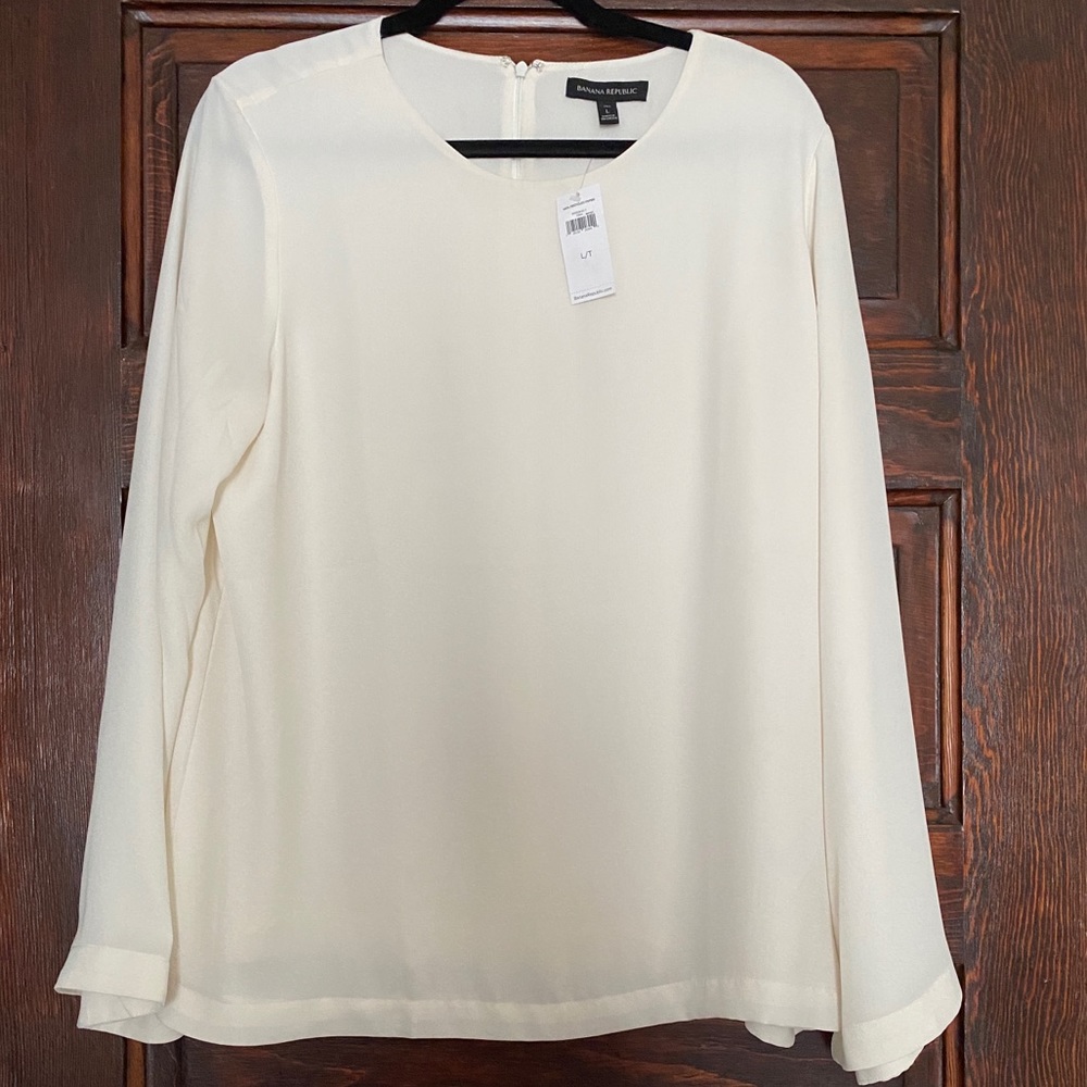 Banana Republic Ivory Blouse
